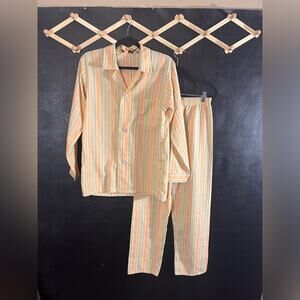 Towncraft Jcpenny Orange Pajama Set Size Small